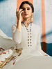 Jennifer Winget Cream Embroidered Dress