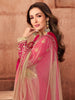 Malaika Arora Style Magenta & Gold Embroidered Kurta Suit